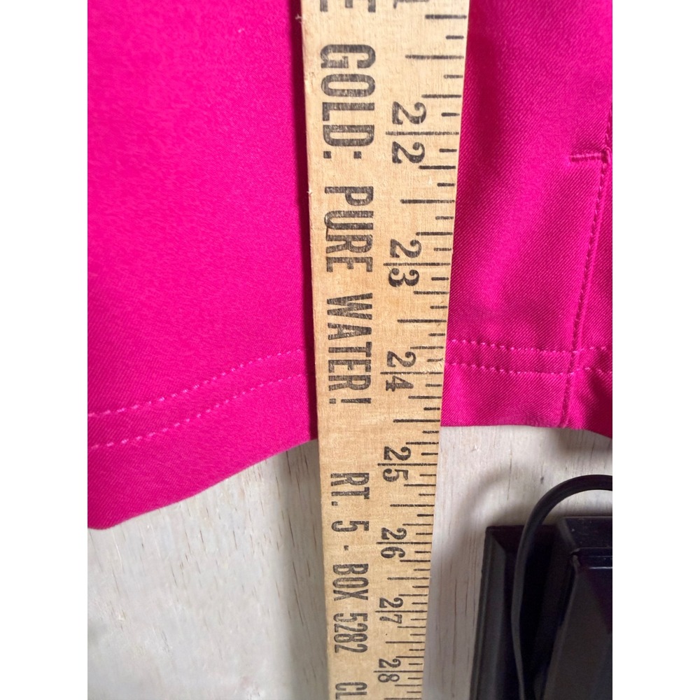 Made For Life Jacket Women Size M Pink Black Excellent Zip Up Sporty Stripe - Picture 6 of 8